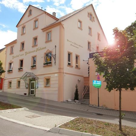 Hotel-Restaurant Zum Goldenen Hahnen Markgröningen Exterior foto